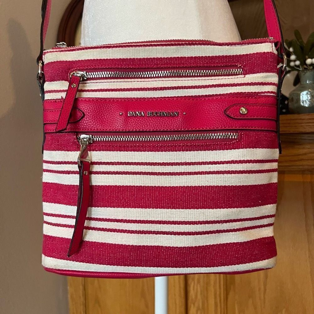 DANA BUCHMAN Crossbody Pink White - Picture 2 of 11